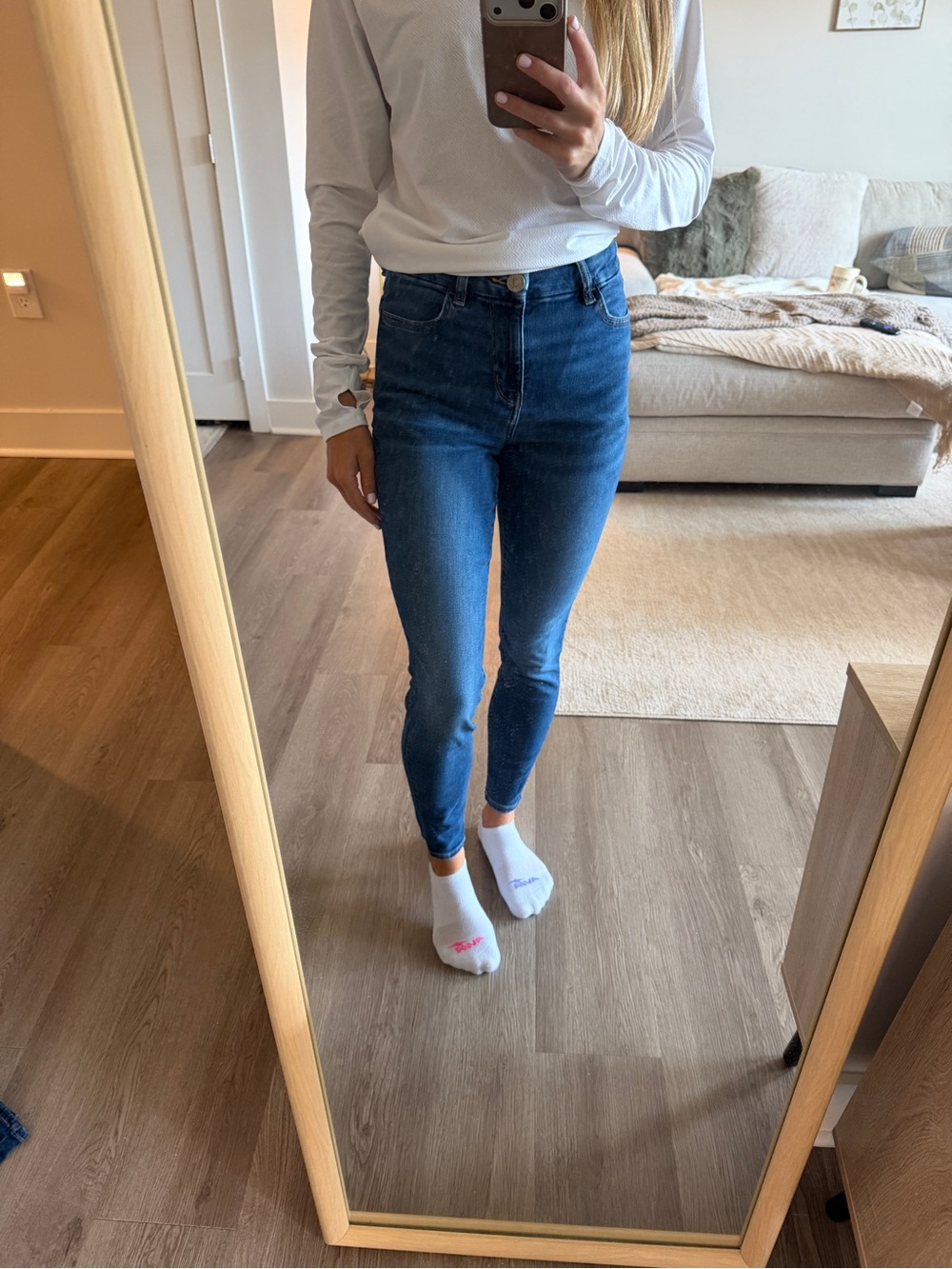 American Eagle Outfitters Skinny Jeans in Blue Denim